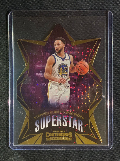 2019-20 Contenders STEPHEN CURRY Superstar Die-Cut #3