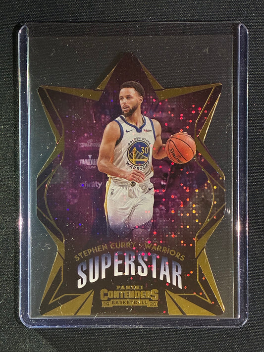 2019-20 Contenders STEPHEN CURRY Superstar Die-Cut #3