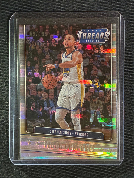 2018-19 Threads STEPHEN CURRY Floor Generals Premium Silver 169/199 #19