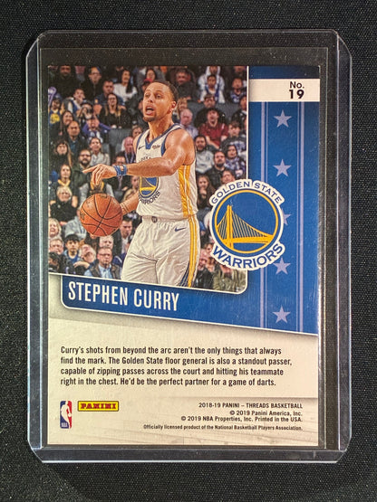 2018-19 Threads STEPHEN CURRY Floor Generals Premium Silver 169/199 #19
