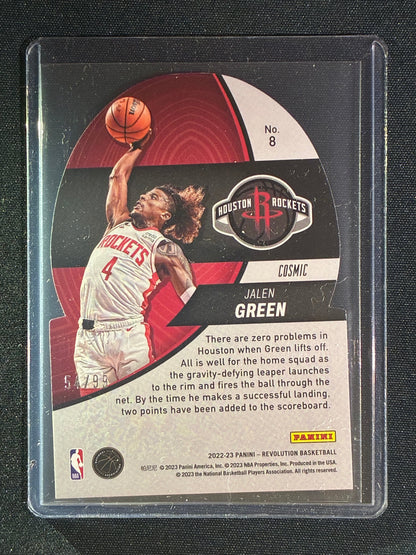 2022-23 Revolution JALEN GREEN Liftoff! Die-Cut Cosmic 54/99 #8