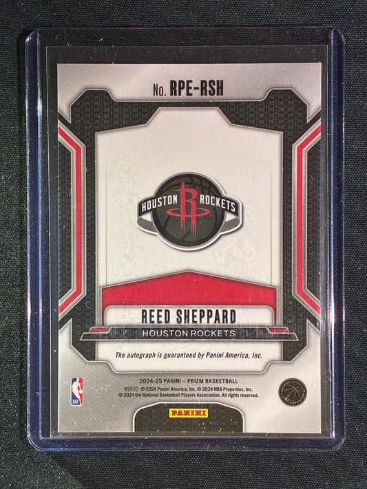 2024-25 Prizm REED SHEPPARD Rookie Penmanship Auto Base #RSH
