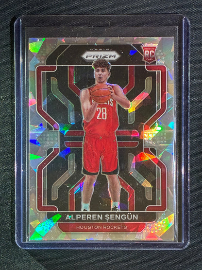 2021-22 Prizm ALPEREN SENGUN Rookie Cracked Ice Silver #318