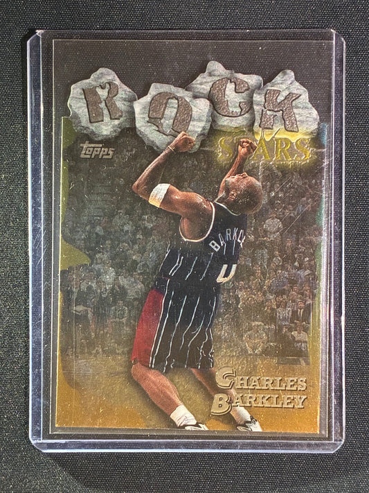 1997-98 Topps CHARLES BARKLEY Rock Stars Die-Cut #4