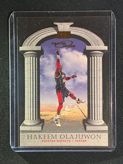 1997-98 Skybox Premium HAKEEM OLAJUWON Competitive Advantage Die-Cut #14
