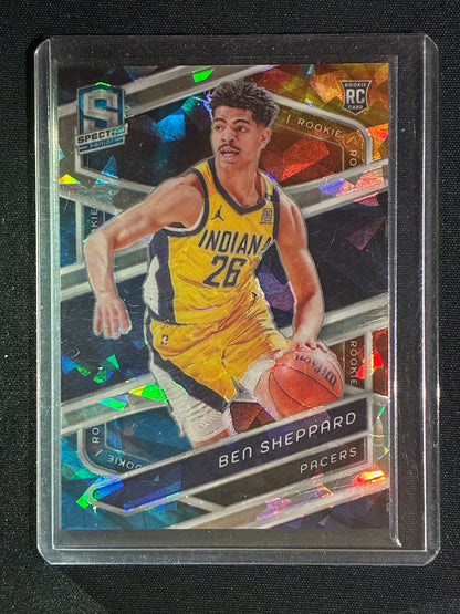 2023-24 Spectra BEN SHEPPARD Rookie Astral Cracked Ice 5/49 #129
