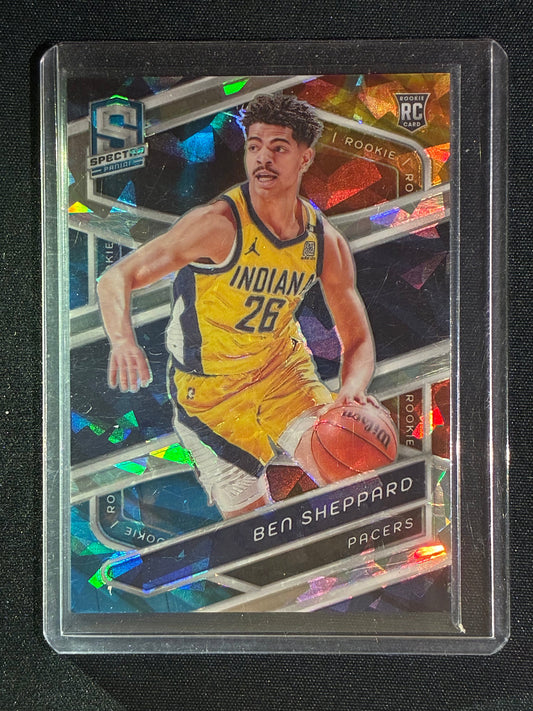 2023-24 Spectra BEN SHEPPARD Rookie Astral Cracked Ice 5/49 #129