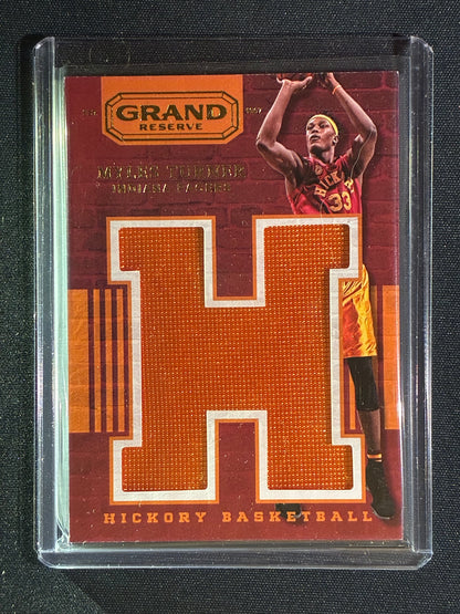 2016-17 Grand Reserve MYLES TURNER Hickory Basketball Jumbo Jersey 34/39 #2