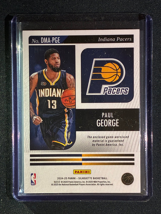 2024-25 Silhouette PAUL GEORGE Dual Materials Patch Bronze 36/99