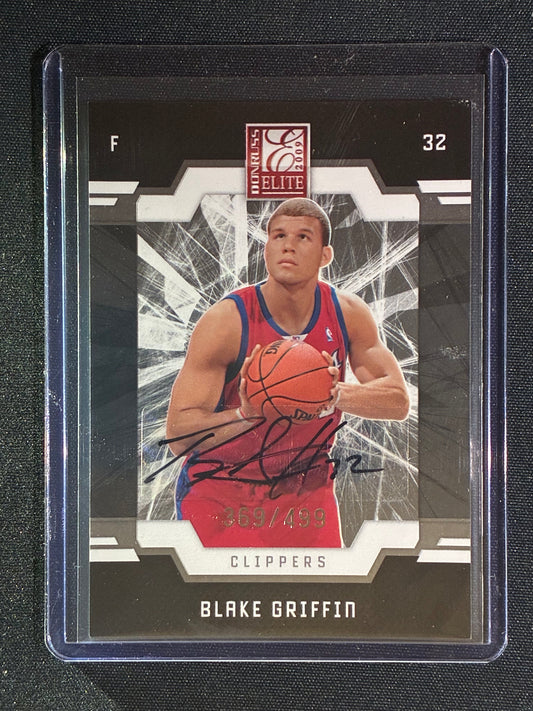 2009-10 Donruss Elite BLAKE GRIFFIN Rookie Signature Auto 369/499 #161
