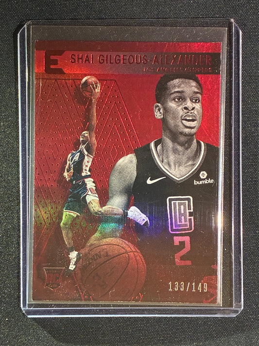 2018-19 Chronicles SHAI GILGEOUS-ALEXANDER Essentials Rookie Red 133/149 #216