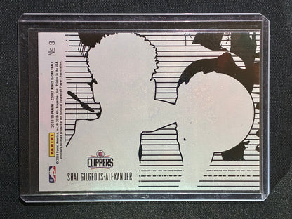 2018-19 Court Kings SHAI GILGEOUS-ALEXANDER Rookie Acetate #3