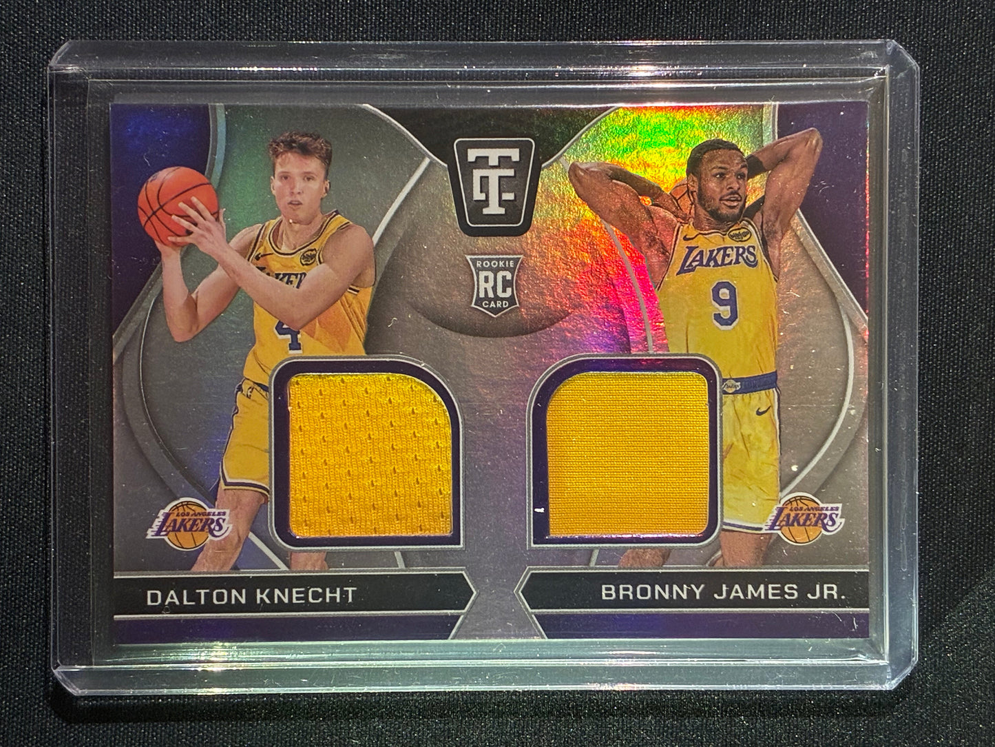 2024-25 Totally Certified DALTON KNECHT BRONNY JAMES JR. Rookie Dual Jersey Silver #DKB