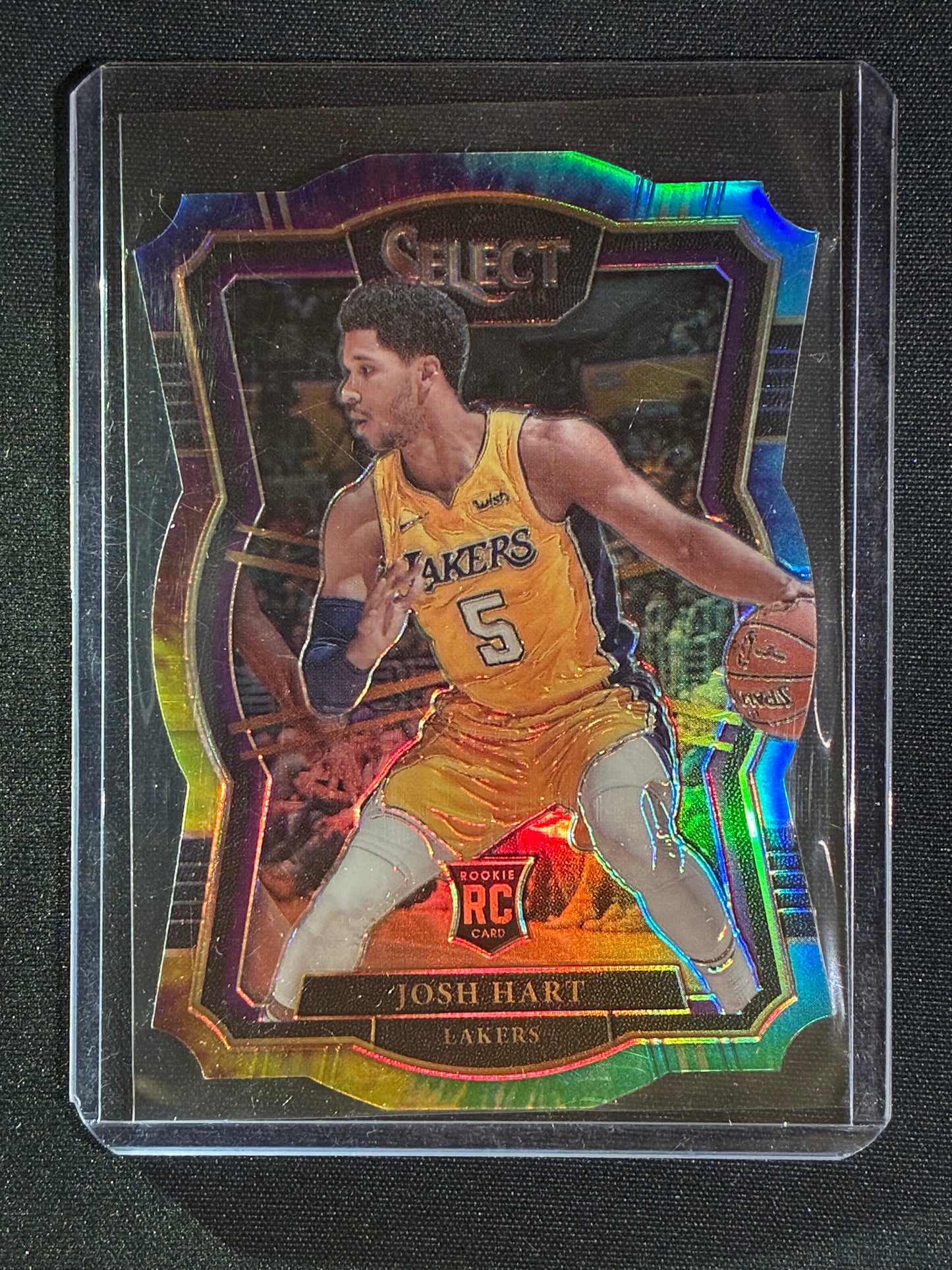 2017-18 Select JOSH HART Premier Level Rookie Tie-Dye Die-Cut 22/25 #130