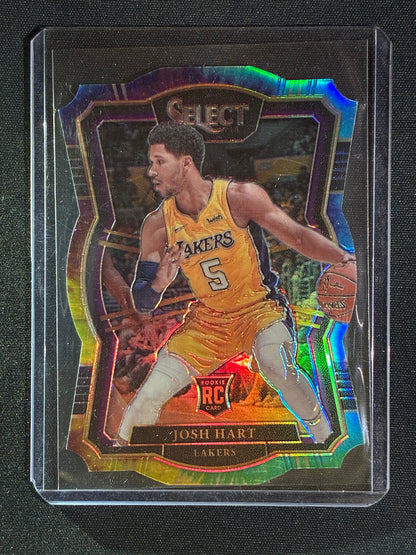 2017-18 Select JOSH HART Premier Level Rookie Tie-Dye Die-Cut 22/25 #130