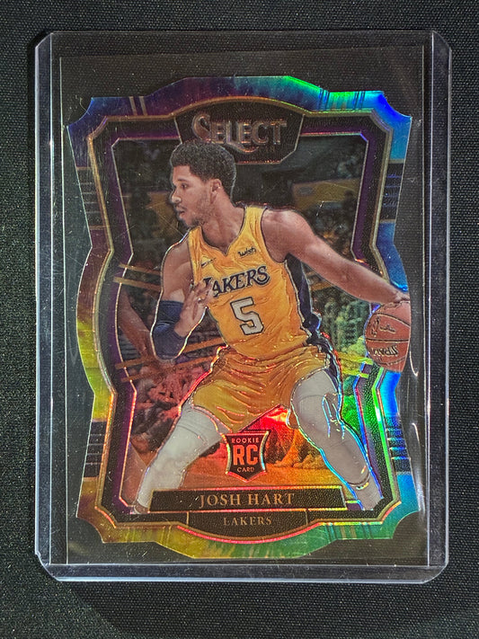 2017-18 Select JOSH HART Premier Level Rookie Tie-Dye Die-Cut 22/25 #130