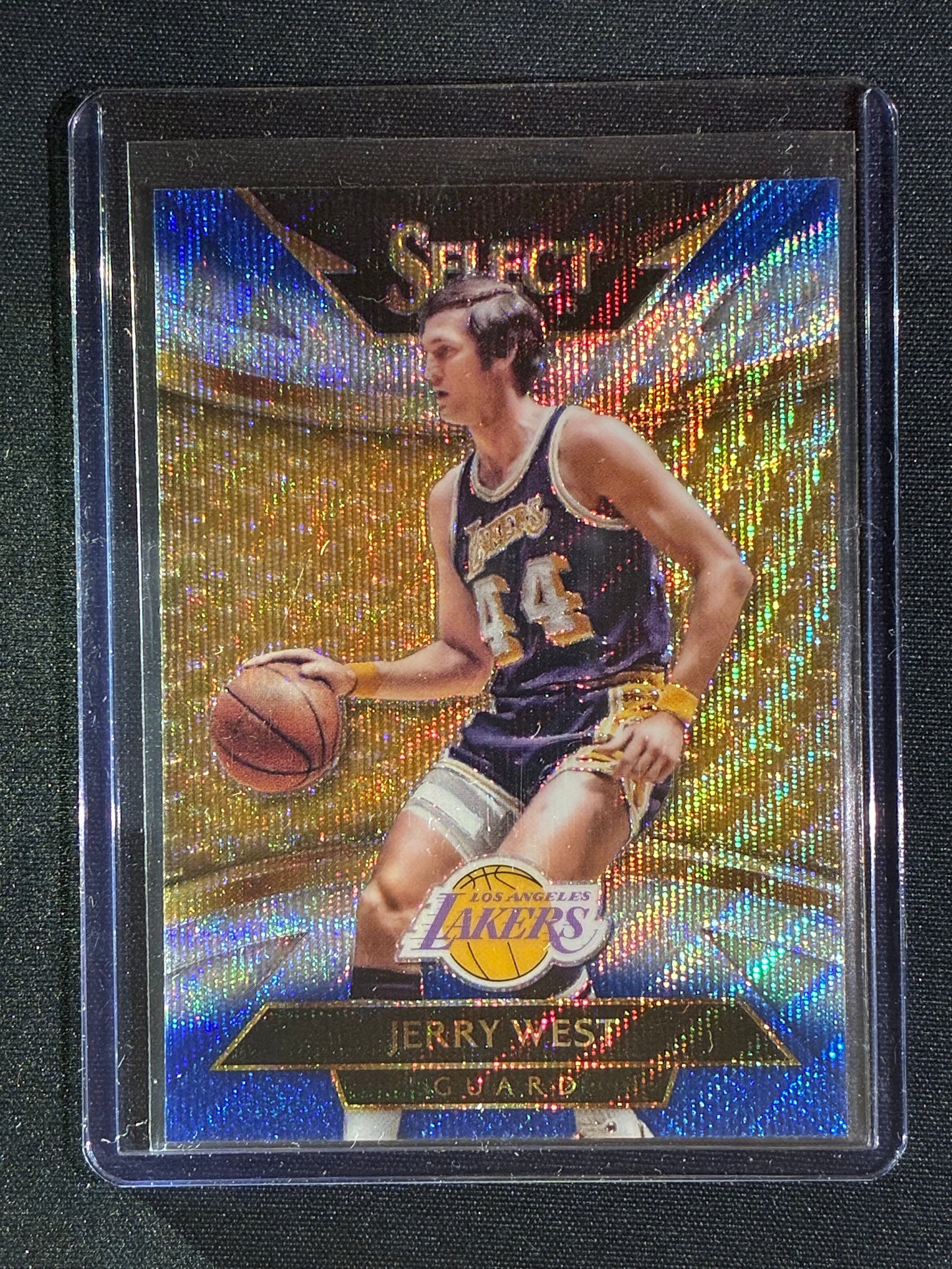 2014-15 Select JERRY WEST Courtside Blue White & Gold SP #254