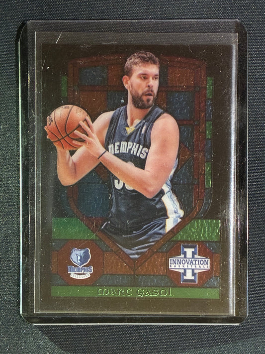 2013-14 Innovation MARC GASOL Stained Glass Green SSP #4