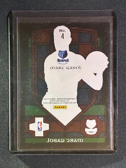2013-14 Innovation MARC GASOL Stained Glass Green SSP #4