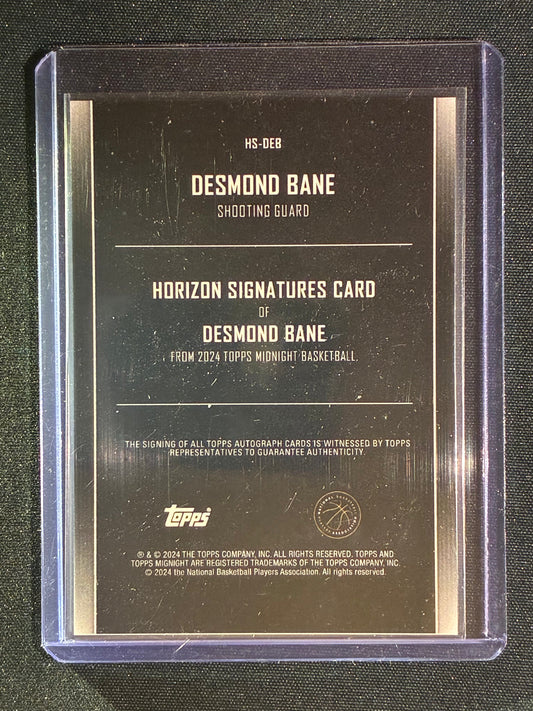 2024-25 Midnight DESMOND BANE Horizon Signature Auto Base #DEB