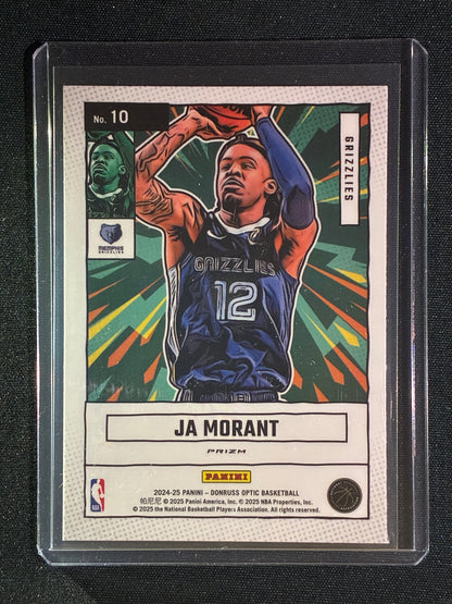 2024-25 Donruss Optic JA MORANT Net Marvels Holo Silver Prizm #10