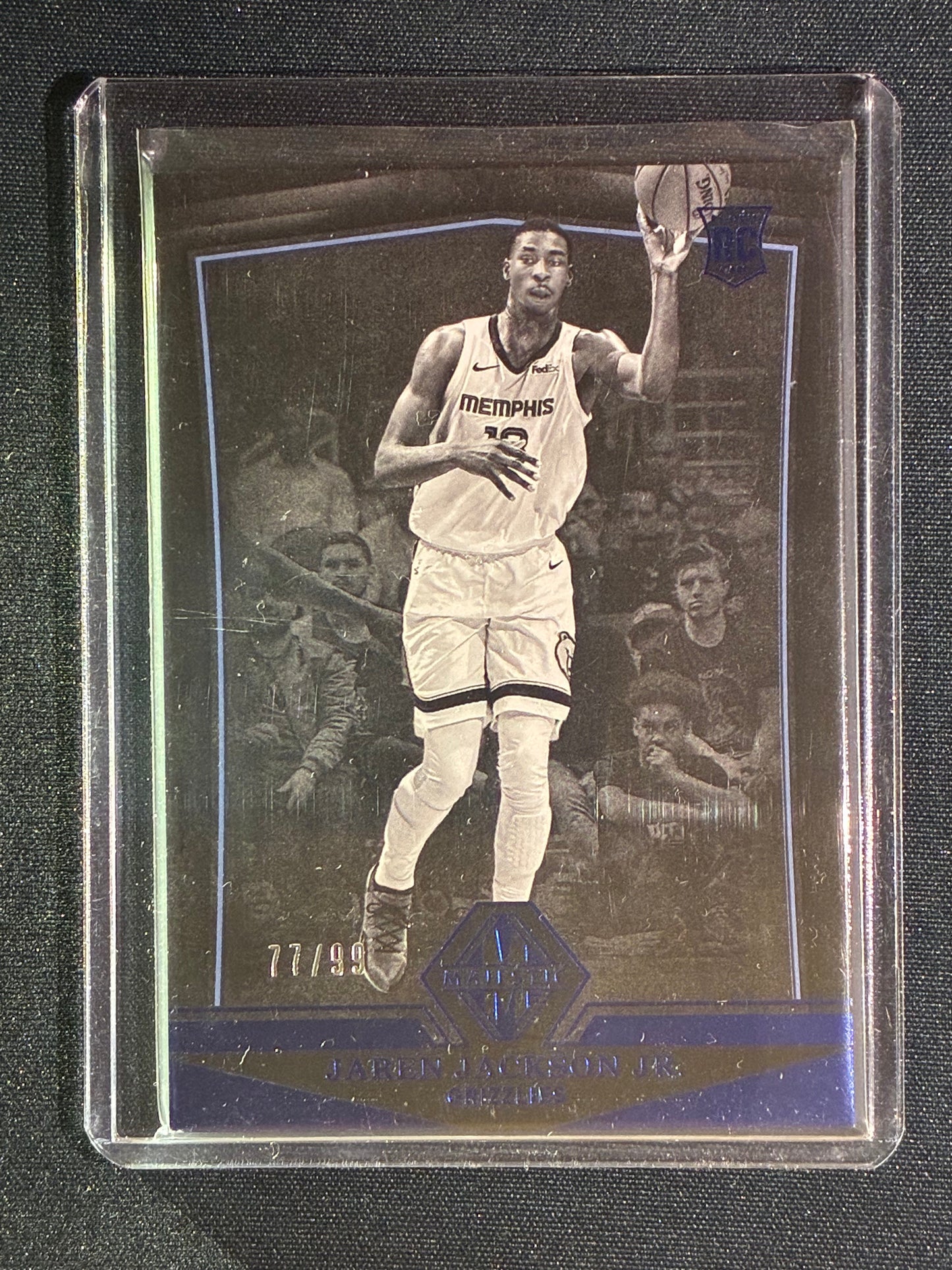 2018-19 Chronicles JAREN JACKSON JR. Majestic Rookie Blue 77/99 #360