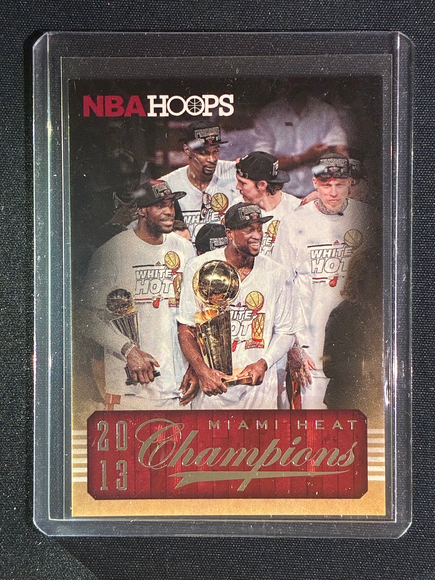 2013-14 Hoops LEBRON JAMES DWYANE WADE 2013 Champions Miami Heat #301