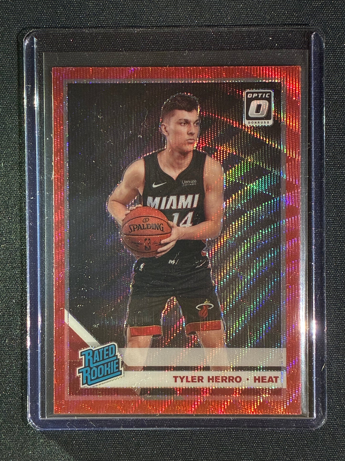 2019-20 Donruss Optic TYLER HERRO Rated Rookie Ruby Red Wave #172