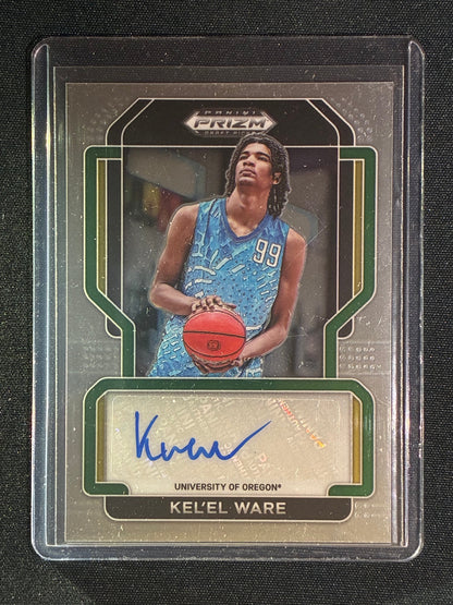 2022-23 Prizm Draft Picks KEL'EL WARE Rookie Auto Base #KEL