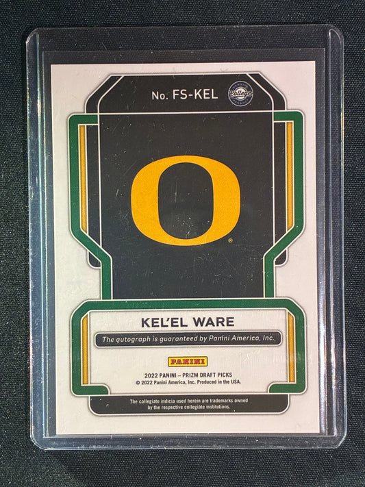 2022-23 Prizm Draft Picks KEL'EL WARE Rookie Auto Base #KEL