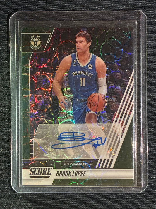2022-23 Chronicles BROOK LOPEZ Score Signatures Auto Scope #BLZ