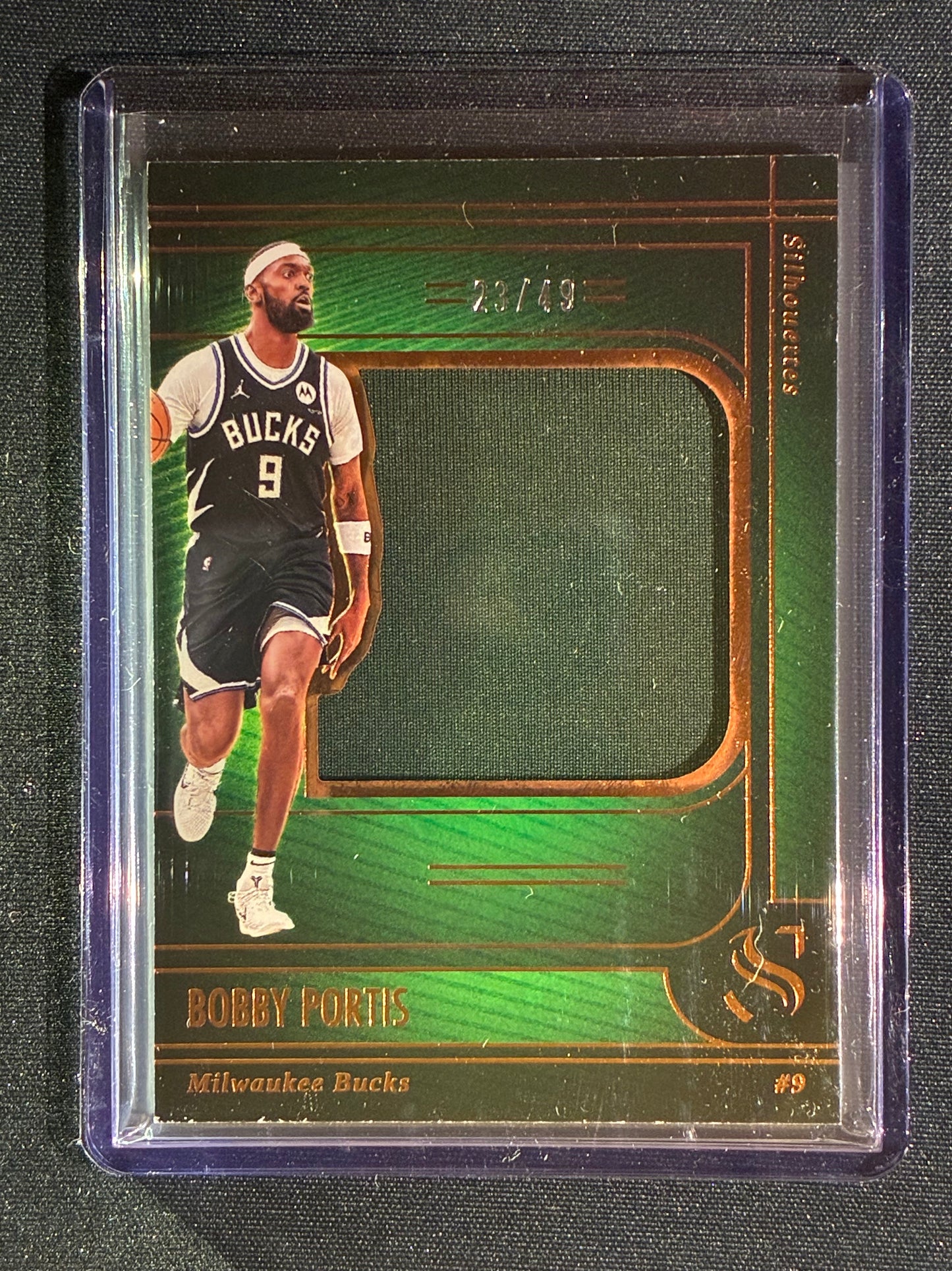 2024-25 Silhouette BOBBY PORTIS Silhouettes Jumbo Jersey Bronze 23/49