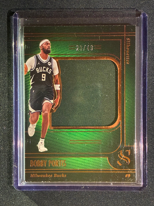 2024-25 Silhouette BOBBY PORTIS Silhouettes Jumbo Jersey Bronze 23/49