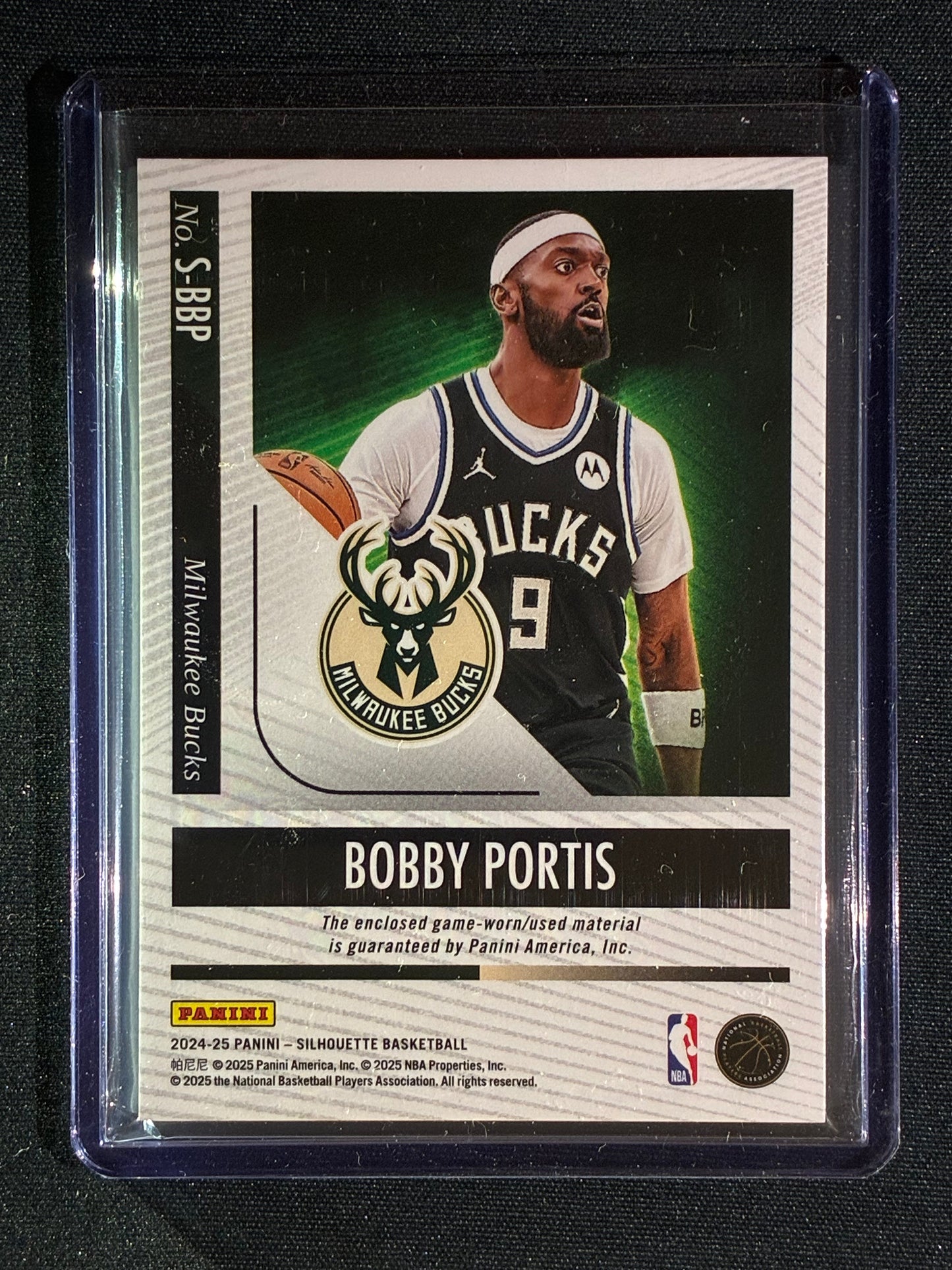 2024-25 Silhouette BOBBY PORTIS Silhouettes Jumbo Jersey Bronze 23/49