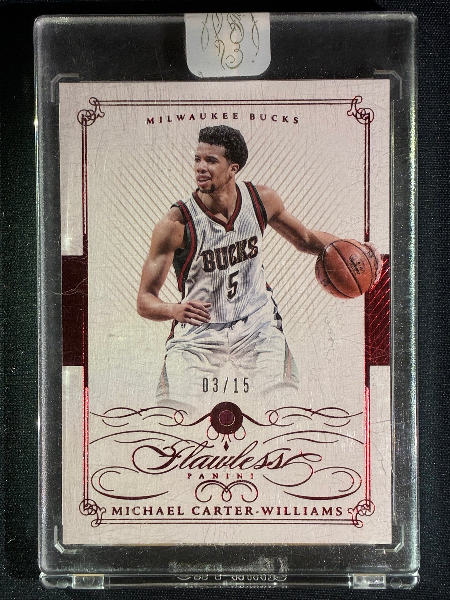 2014-15 Flawless MICHAEL CARTER-WILLIAMS Ruby 3/15 #6