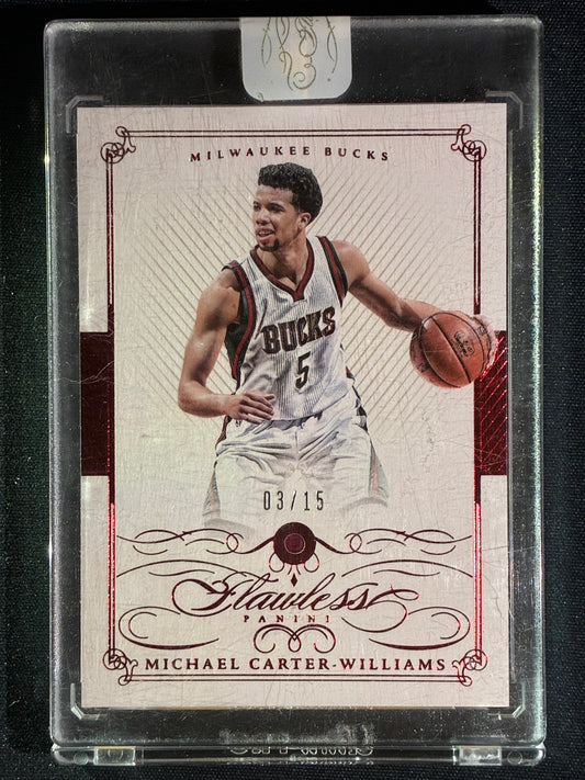 2014-15 Flawless MICHAEL CARTER-WILLIAMS Ruby 3/15 #6