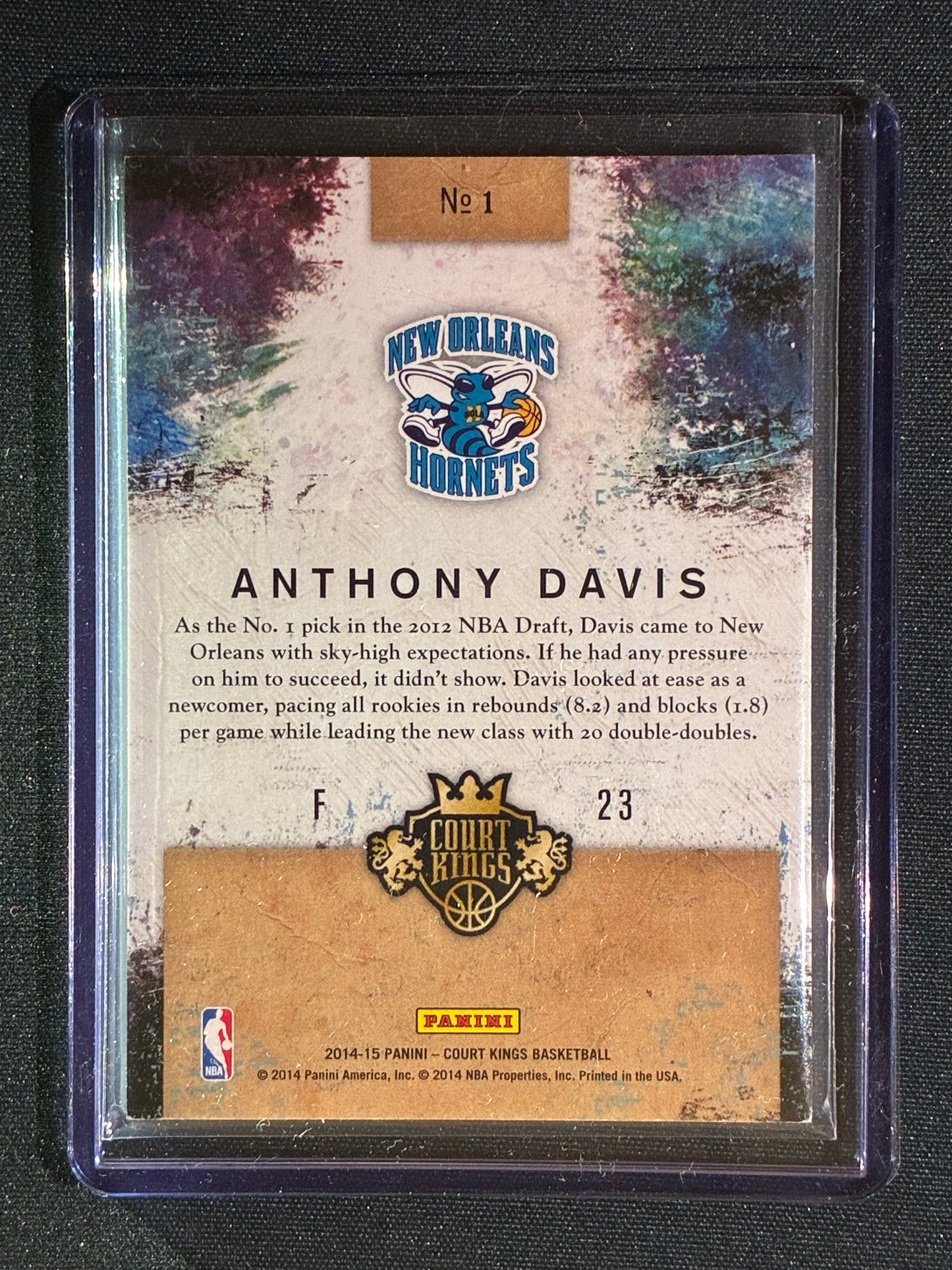 2014-15 Court Kings ANTHONY DAVIS Rookie Royalty SP #1