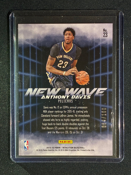 2015-15 Revolution ANTHONY DAVIS New Wave Cosmic 64/100 #23