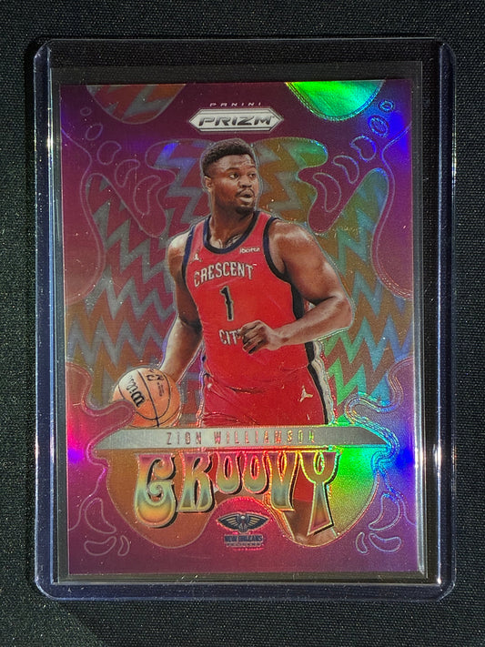 2024-25 Prizm ZION WILLIAMSON Groovy SSP #11
