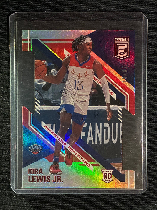 2020-21 Donruss Elite KIRA LEWIS JR. Aspirations Rookie Die-Cut Red 13/87