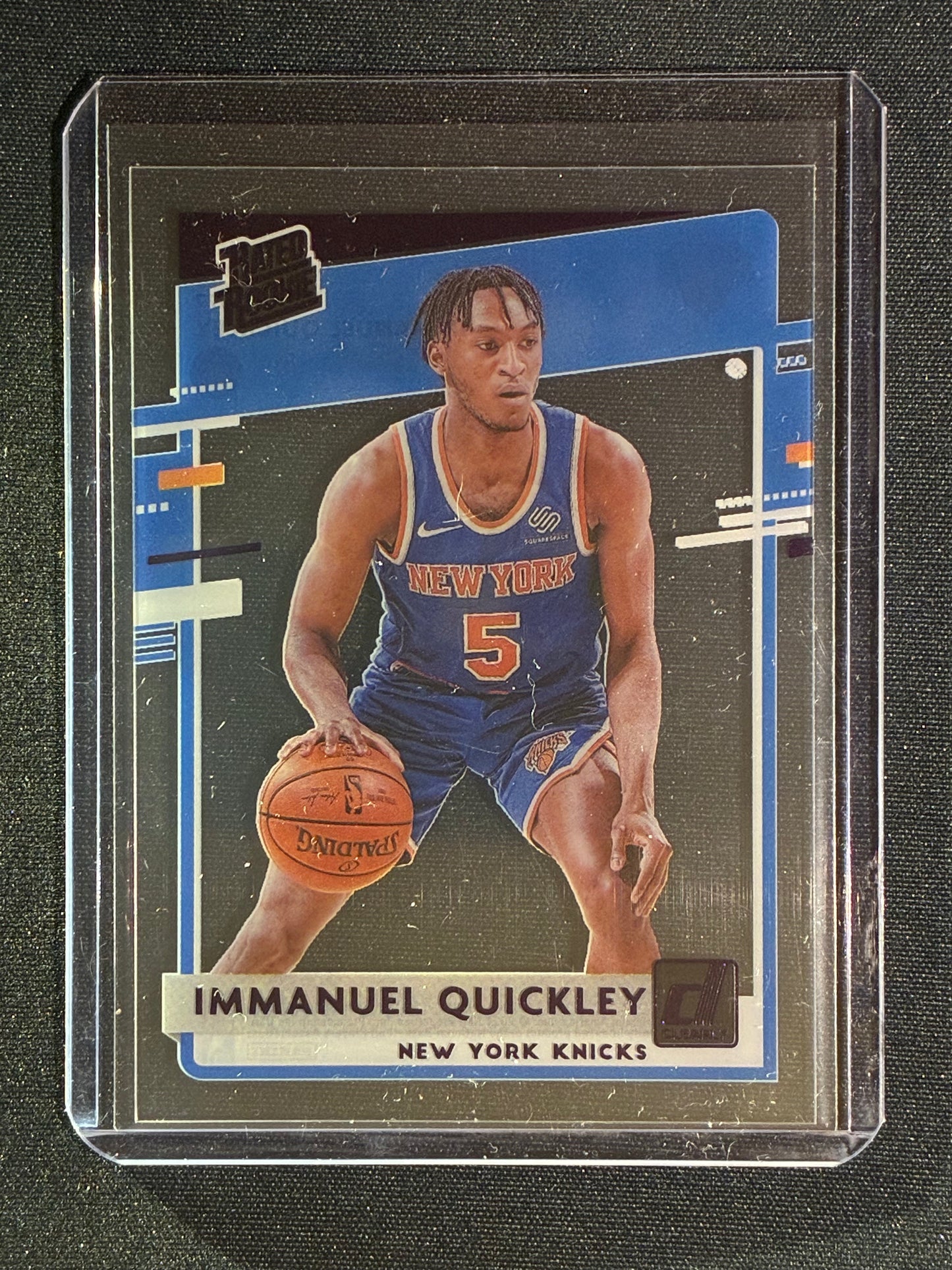 2020-21 Clearly Donruss IMMANUEL QUICKLEY Rated Rookie Acetate Purple #77
