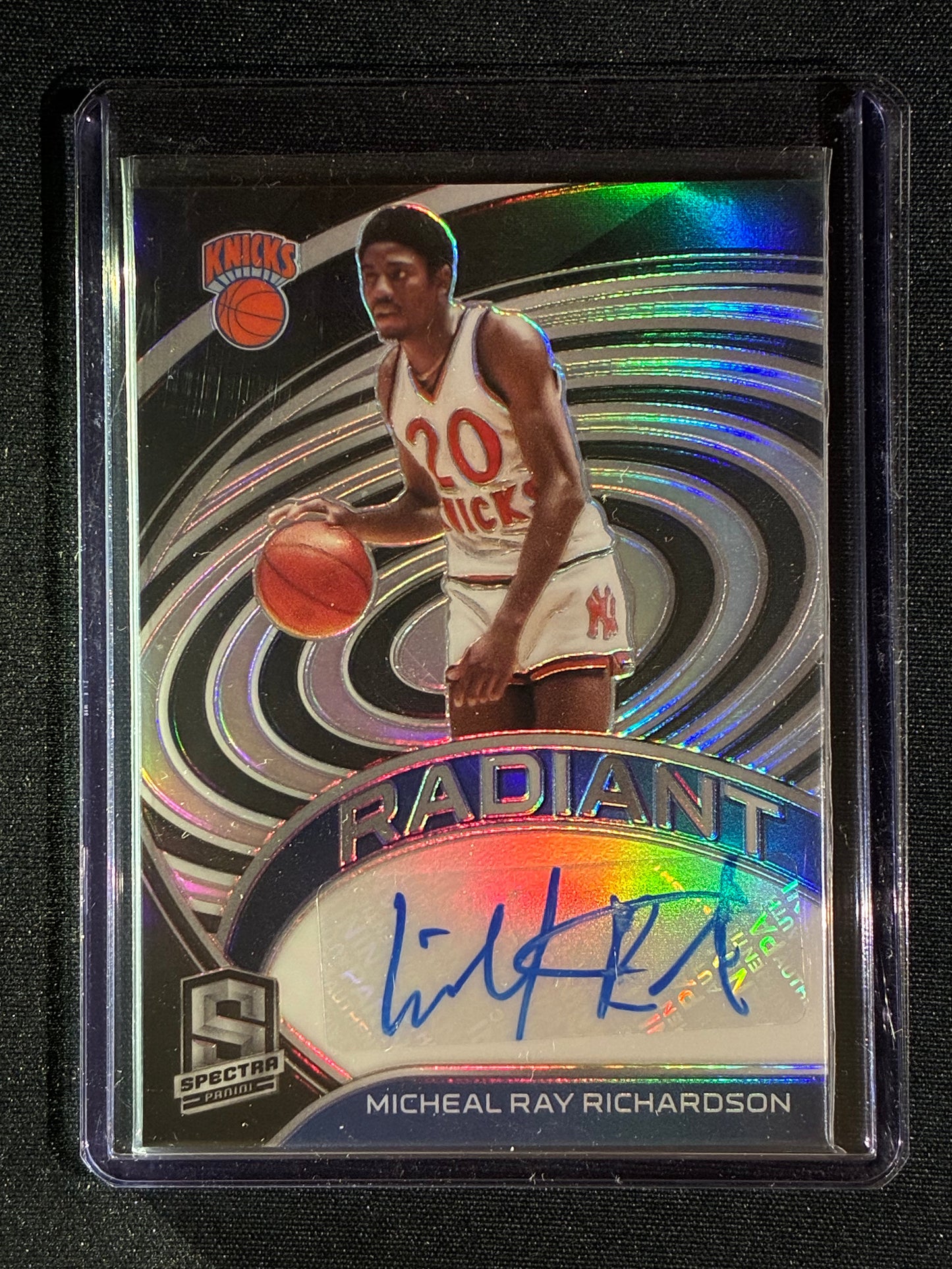 2020-21 Spectra MICHAEL RAY RICHARDSON Radiant Signatures Auto Silver 37/99