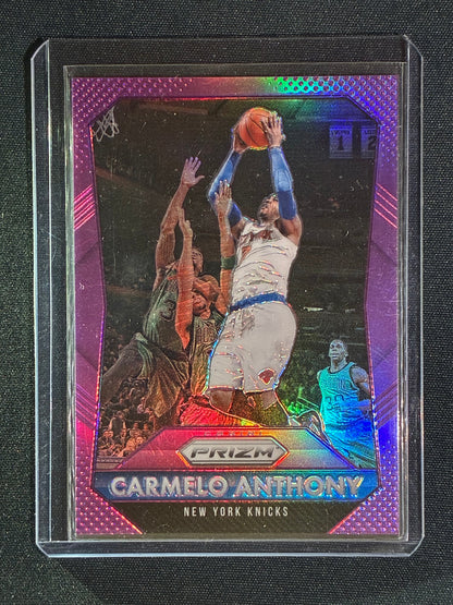 2015-16 Prizm CARMELO ANTHONY Purple Prizm 89/99 #56
