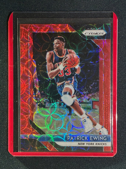 2018-19 Prizm PATRICK EWING Choice Red Scope 57/88 #105