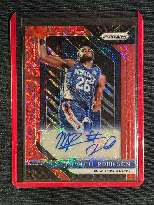 2018-19 Prizm MITCHELL ROBINSON Rookie Signatures Auto Choice Red Scope #MRO