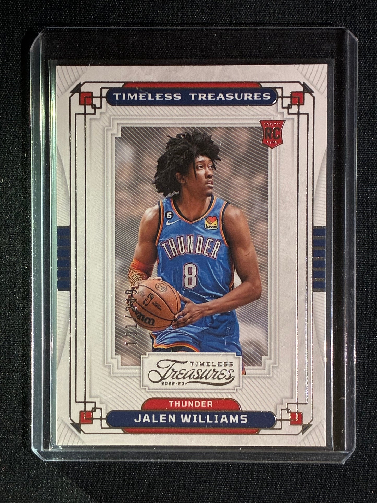 2022-23 Chronicles JALEN WILLIAMS Timeless Treasures Rookie Silver 191/249 #346