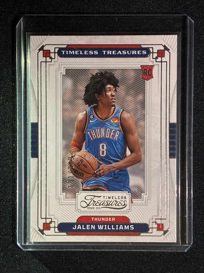 2022-23 Chronicles JALEN WILLIAMS Timeless Treasures Rookie Silver 191/249 #346