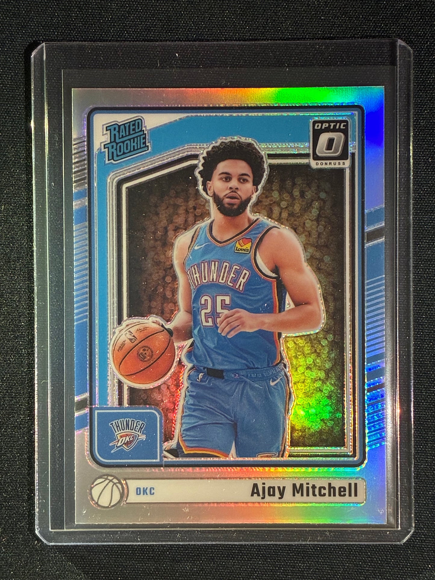2024-25 Donruss Optic AJAY MITCHELL Rated Rookie Holo Silver Prizm #274