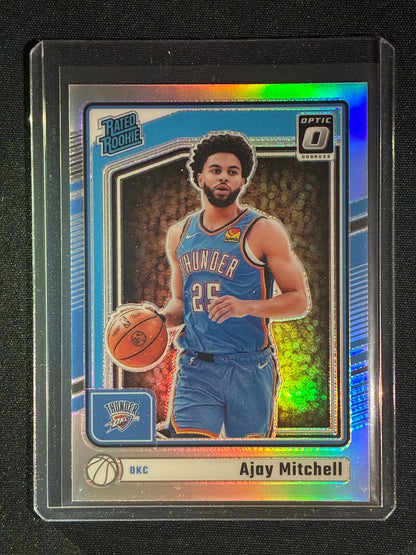 2024-25 Donruss Optic AJAY MITCHELL Rated Rookie Holo Silver Prizm #274