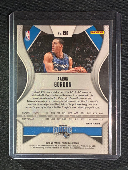 2019-20 Prizm AARON GORDON Choice Tiger Stripe SSP #190